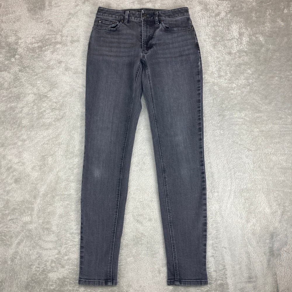 LLBean BeanFlex Skinny Leg Favorite Fit Jeans Gray Women Size 4
